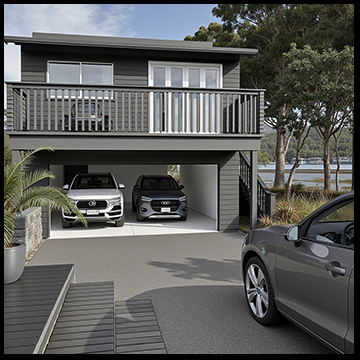 DOUBLE GARAGE & LOFT MINOR DWELLING DESIGN